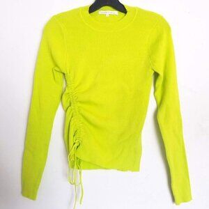etophe studios Ribbed Rusched Cinched Sweater Sm